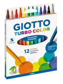 Bureau Vallée Giotto - 12 feutres turbo color offre