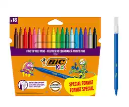 Bureau Vallée Bic - 18 feutres kids visa offre
