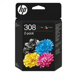 Bureau Vallée Hp - pack de 2 cartouches d'encre 308 offre