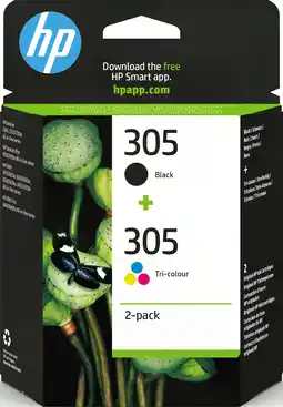 Bureau Vallée Hp - pack de 2 cartouches d'encre 305 offre
