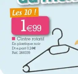 Kandy Cintre rotatif offre