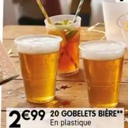 Kandy GOBELETS BIÈRE offre