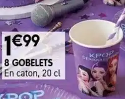 Kandy KPOP Gobelets offre