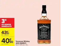Carrefour JACK DANIEL'S Tennessee Whiskey offre