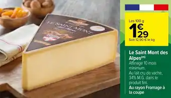 Carrefour La saint mont des alpes offre