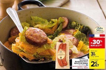 Carrefour Saucisses de montbéliard I.G.P. REFLETS DE FRANCE offre