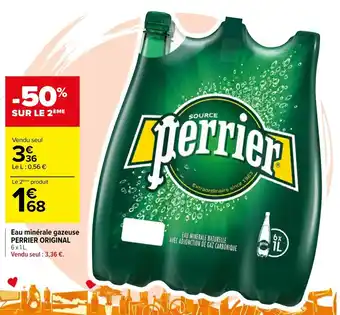 Eau minérale gazeuse PERRIER ORIGINAL