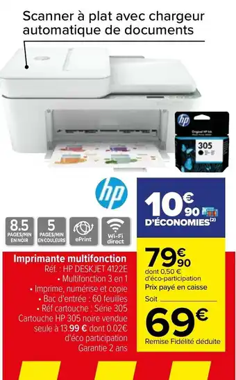 Carrefour Imprimante multifonction offre