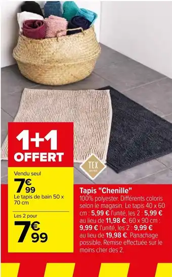 Carrefour Tapis offre