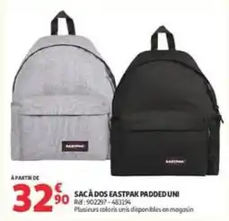 Auchan Supermarché Eastpak - sac a dos padded uni offre