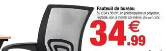 Bazarland Fauteuil de bureau offre