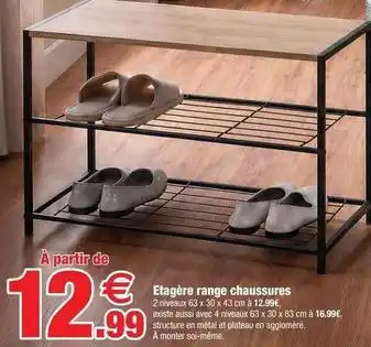 Bazarland Etagere range chaussures offre