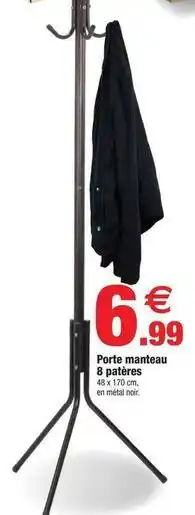 Bazarland Porte manteau 8 pâteres offre