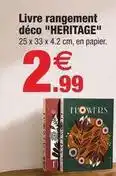 Bazarland Heritage - livre rangement déco offre