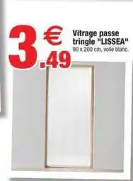 Bazarland Vitrage passe triangle offre