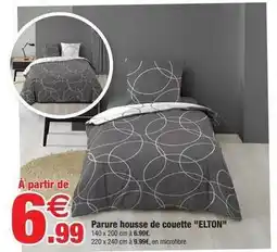 Bazarland Parure housse de couette elton offre