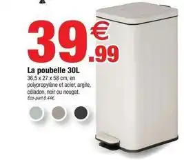 Bazarland La poubelle 30l offre