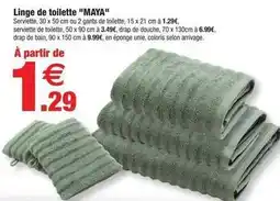 Bazarland Linge de toilette offre