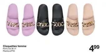 Zeeman Claquettes Femme offre