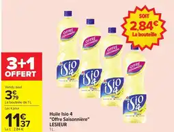 Carrefour LESIEUR Huile 4 Offre Saisonniere offre