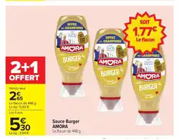 Carrefour AMORA Sauce Burger offre