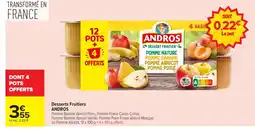 Carrefour ANDROS Desserts Fruitiers offre