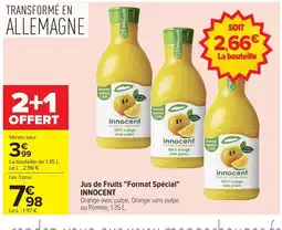 Carrefour INNOCENT Jus de Fruits Format Spécial offre