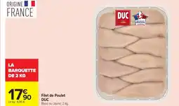 Carrefour DUC Filet de Poulet offre