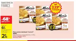 Carrefour MARIE Plats cuisinés individuels Lot de 2 offre