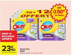 Carrefour OKAY Essuie tout offre