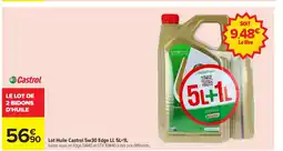 Carrefour REPSOL Lot Huile Castrol 5w30 Edge offre