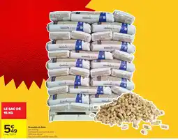 Carrefour Granulés de bois offre