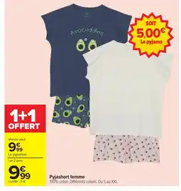 Carrefour Pyjashort femme offre