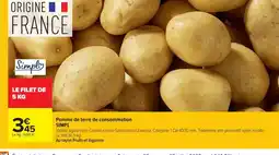 Carrefour SIMPL Pomme de terre de consommation offre