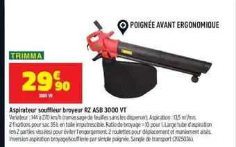 Bricorama Aspirateur Souffleur Broyeur RZ ASB 3000 VT offre