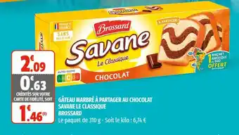 Coccinelle Supermarché Gâteau Marbré à Partager Au Chocolat offre