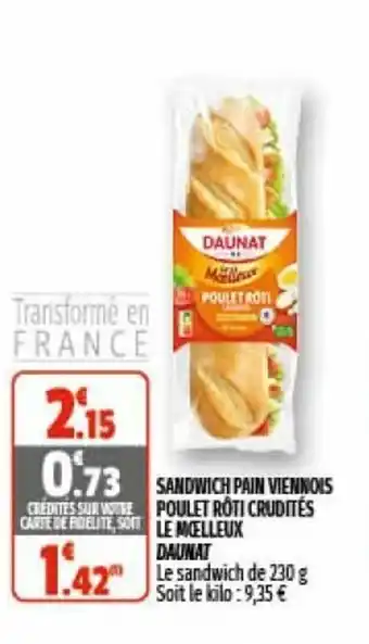 Sandwich Pain Viennois