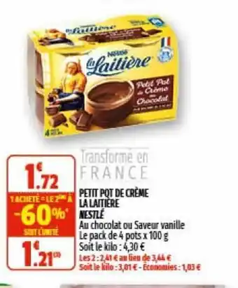 Coccinelle Supermarché Petit Pot de Crème offre