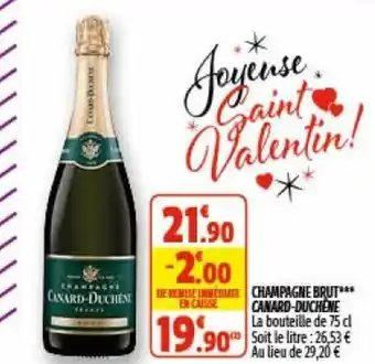 Coccinelle Supermarché Champagne Brut offre