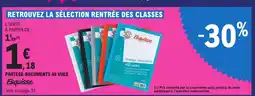 E.Leclerc Esquisse Protège-documents offre