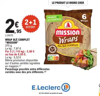 MISSION Wraps