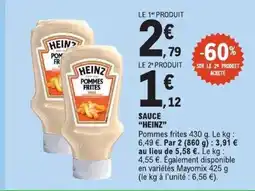E.Leclerc HEINZ Sauce pommes frites offre