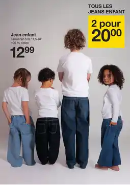 Zeeman Jean enfant offre