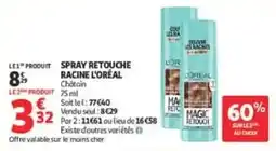 Auchan L'ORÉAL SPRAY RETOUCHE RACINE offre
