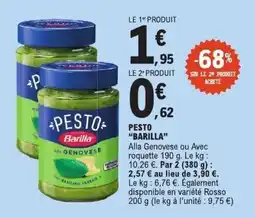 E.Leclerc Barilla PESTO offre