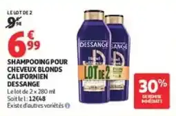 Auchan DESSANGE SHAMPOOING POUR CHEVEUX BLONDS CALIFORNIEN offre