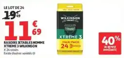 Auchan WILKINSON RASOIRS JETABLES HOMME offre