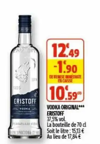 Coccinelle Supermarché Vodka Original offre
