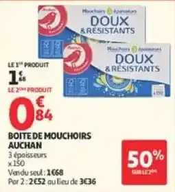 Auchan AUCHAN Mouchoirs offre