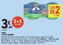 E.Leclerc PETIT NAVIRE THON offre
